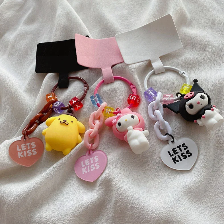 Melody Kuromi Accessories Melody Kuromi Keychain Animation