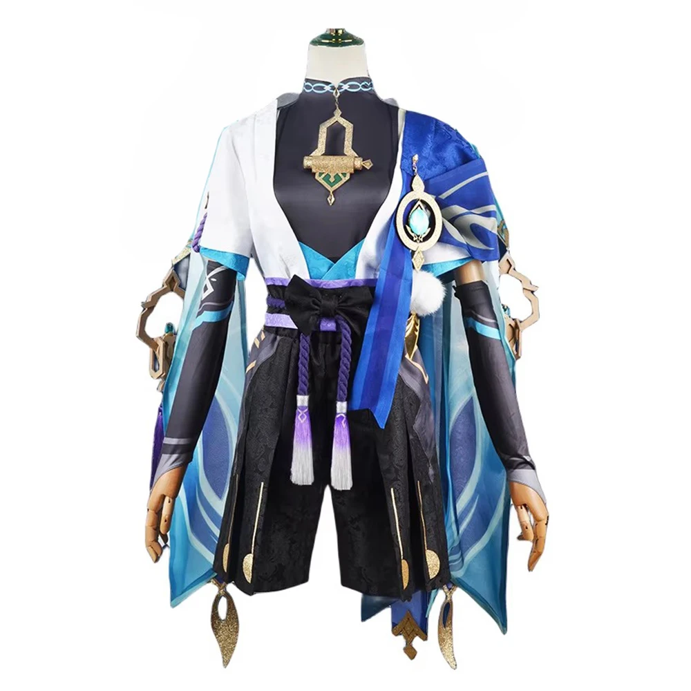 Genshin Impact Wanderer Balladeer Kimono Cosplay Costume