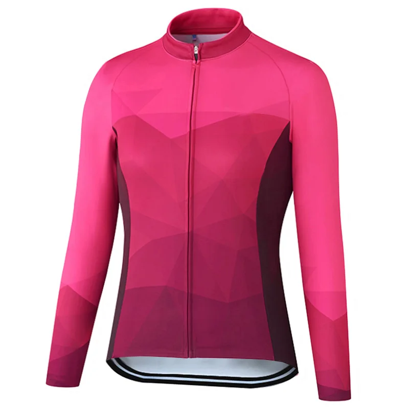 

Long Sleeve Cycling Jersey for Women, Bicycle Bike Clothing, MTB Bib Sports Shirt, Team Pro Motocross, Tight Women Top Jacket