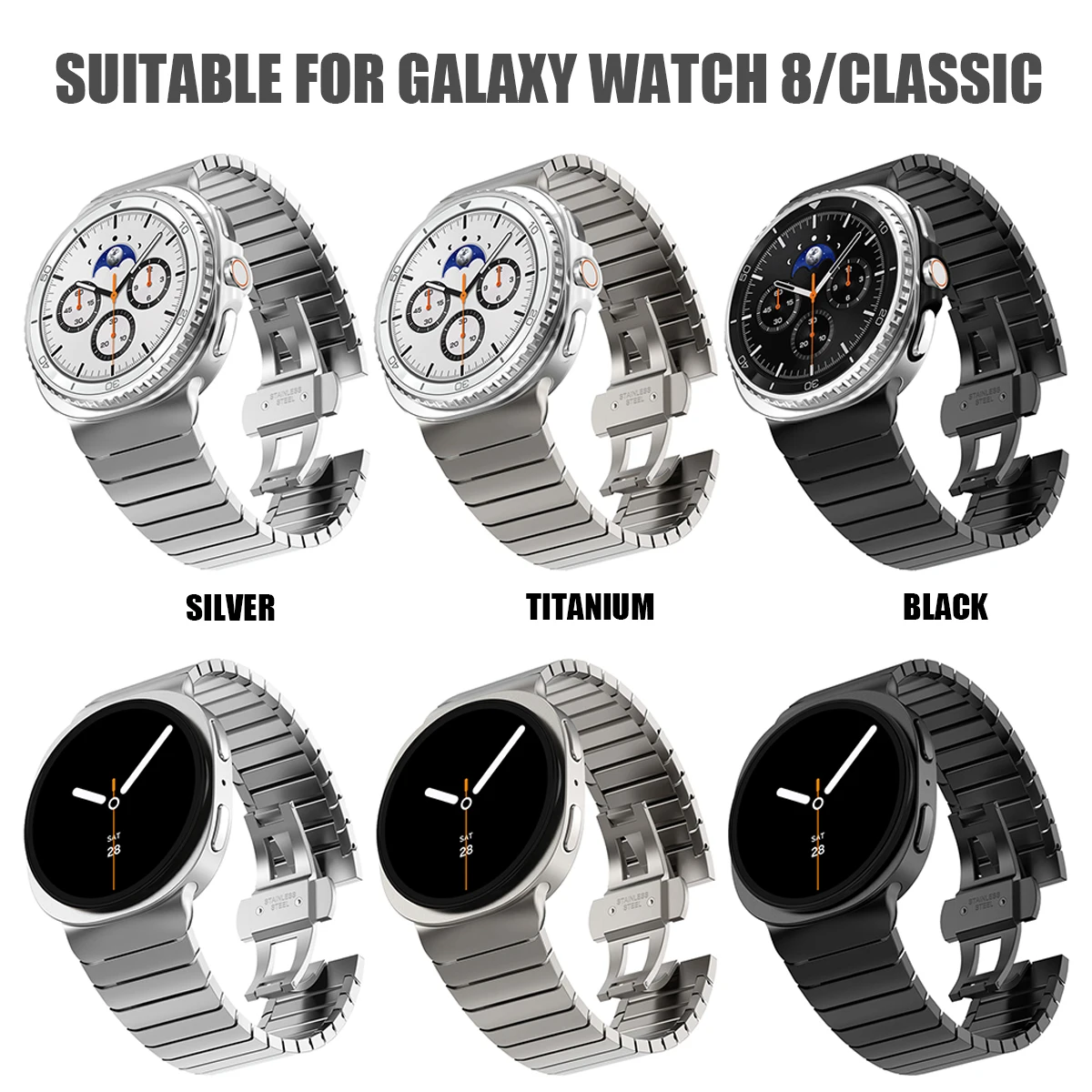 Luxury Stainless Steel Band