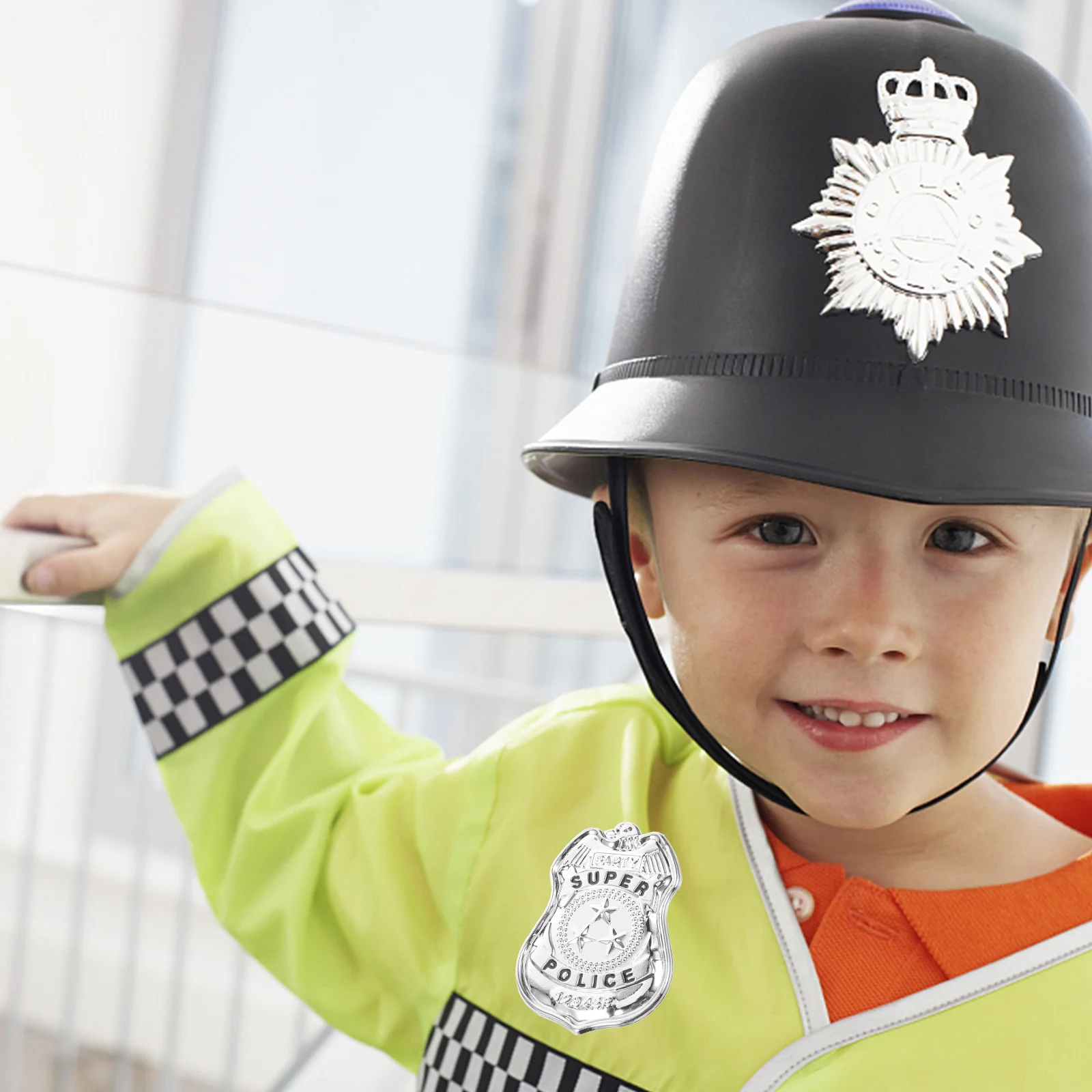 

Halloween Cosplay Badge Pin Cosplay Police Badge Pin Lifelike Police Badge Brooch Cosplay Prop