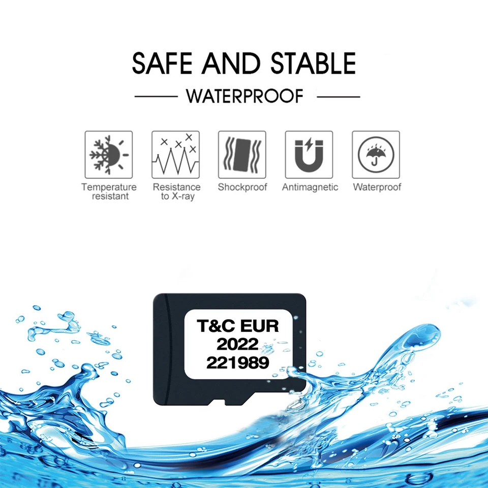 Carte SD GPS Europe-Turquie-Russie 2023 (BJM766EZ1W) - (base De Données