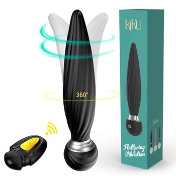 360 Degree Prostate Massager Rotating Anal Vibrator Male Anal Toys Butt Plug Masturbator Sex Toys For Men Women Stimulator Adult 6