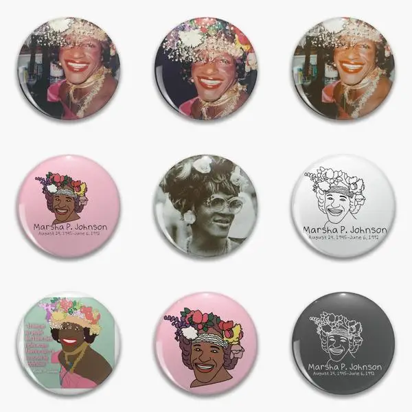 Значок с мягкими кнопками Marsha Johnson Queer History Of To Soft настраиваемый значок для