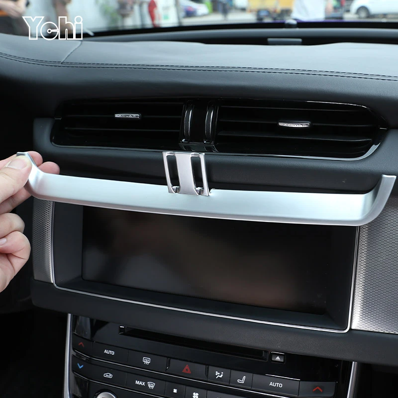 For Jaguar XF XFL 2016 2020 ABS Carbon Fiber Car Central Control Air