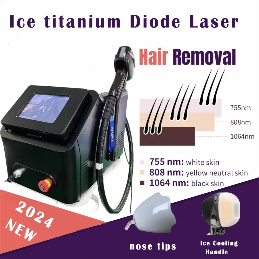 

50 million Flashes Laser Epilator Laser Hot Sell Permanent Diode Laser Photoepilator Hair Removal Painless nose tips choice