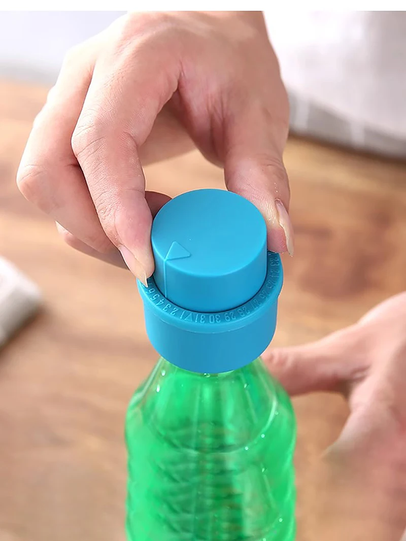 Mode Soda Cover Caps sichere und langlebige Soda und Flaschen verschlüsse hochwertige Silikon Soda Saver Pump Caps für Flaschen getränke – Detail 2