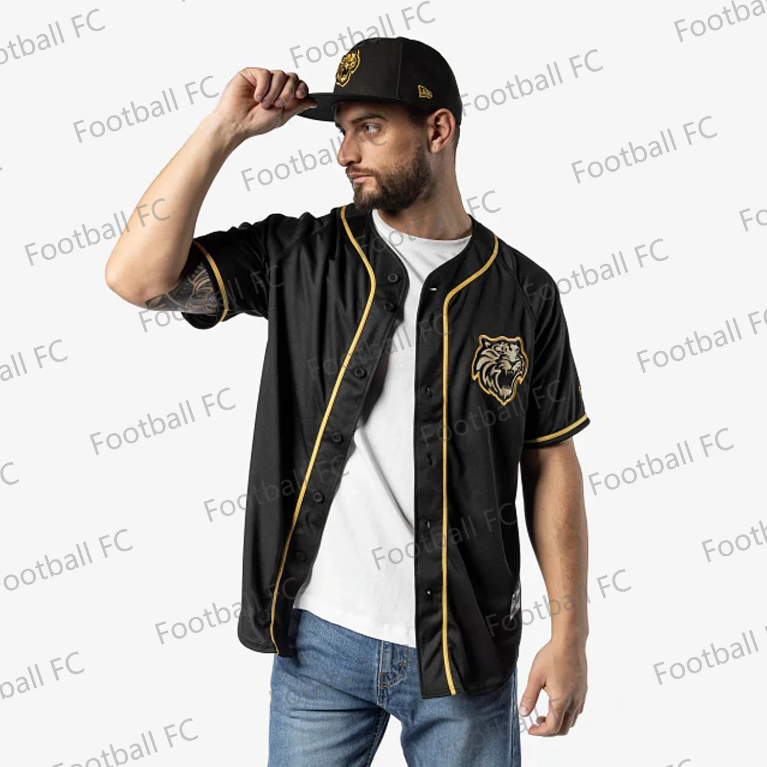 Jersey Alternativo Tigres de Quintana Roo Jersey Sport Shirt Baseball 24/25 for Adult/Kids Top