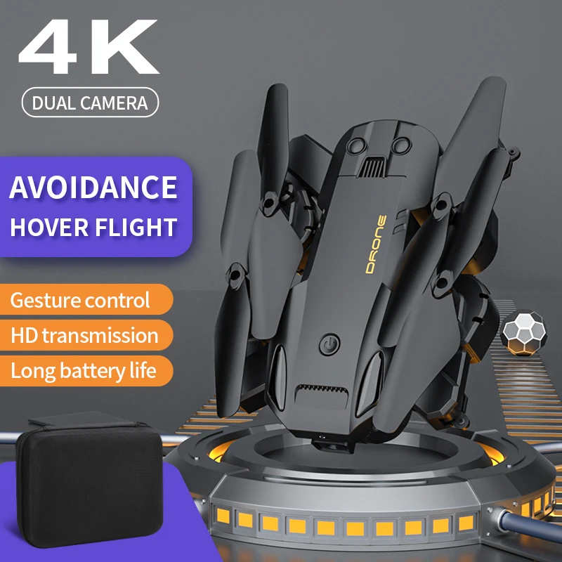 Q6 6K 4K Dual Camera RC Drone HD Professional 3-Sides Obstacle Avoidance Folding WIFI FPV Quadcopter Rotation Birthday Gifts 2