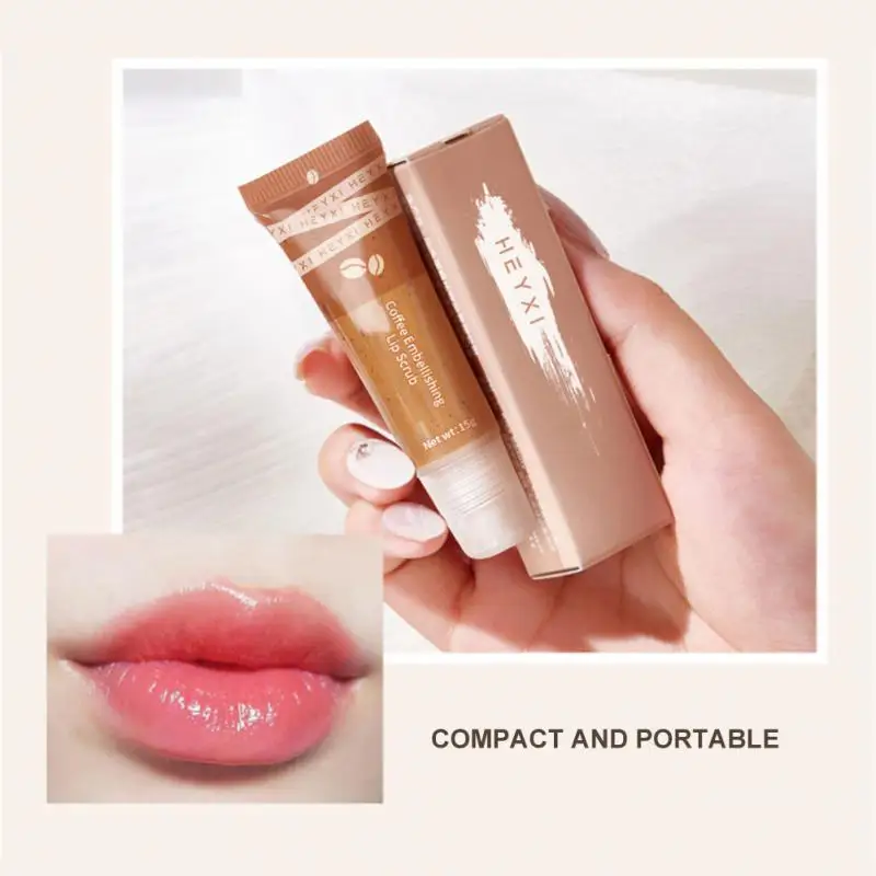 Heyxi Coffee Lip Balm Scrub Cream Moisturizing Hydrating Lip Plumper heyxi-coffee-lip-balm-scrub-cream-moisturizing-hydrating-lip-plumper