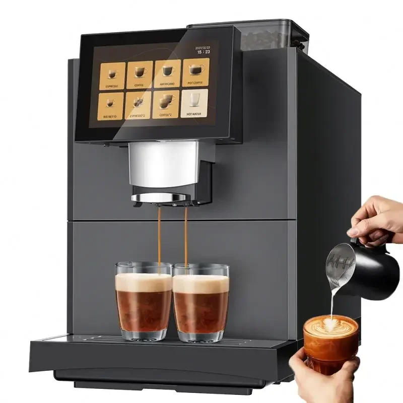 Fully Automatic Multi-language Commercial Professional Espresso Vending Coffee Maker Machine 6