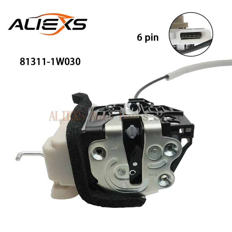 Assemblaggi Serrature Porte Anteriori e Posteriori Destra e Sinistra 813211W060 814111W010 814211W010 813111W030 per Kia K2 Hatchback 2012-2017 - immagine 2