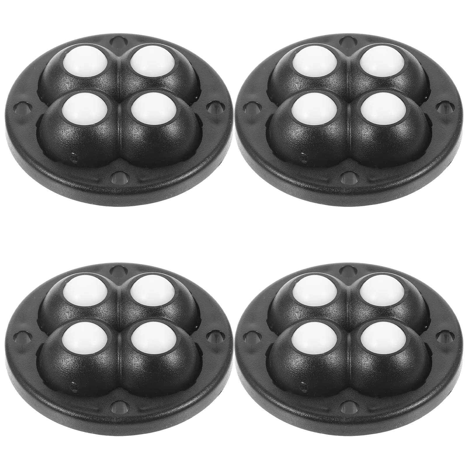 

4pcs Mini Swivel Wheels Adhesive Wheels Small Appliance Rollers Self Adhesive Caster Wheels