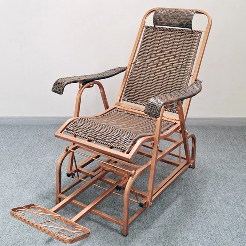 

Lazy Luxury Recliner Chairs Solid Wood Frame Single Footrest Adjustable Designer Recliner Chair Floor Salon Meuble Furniture