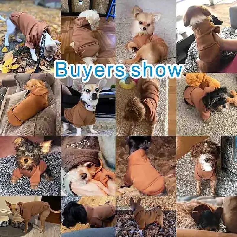 Dog Winter Hooded Sweatshirt Pet Coat Puppy Cat Jacket Clothes For Small And Medium Dogs dog clothes