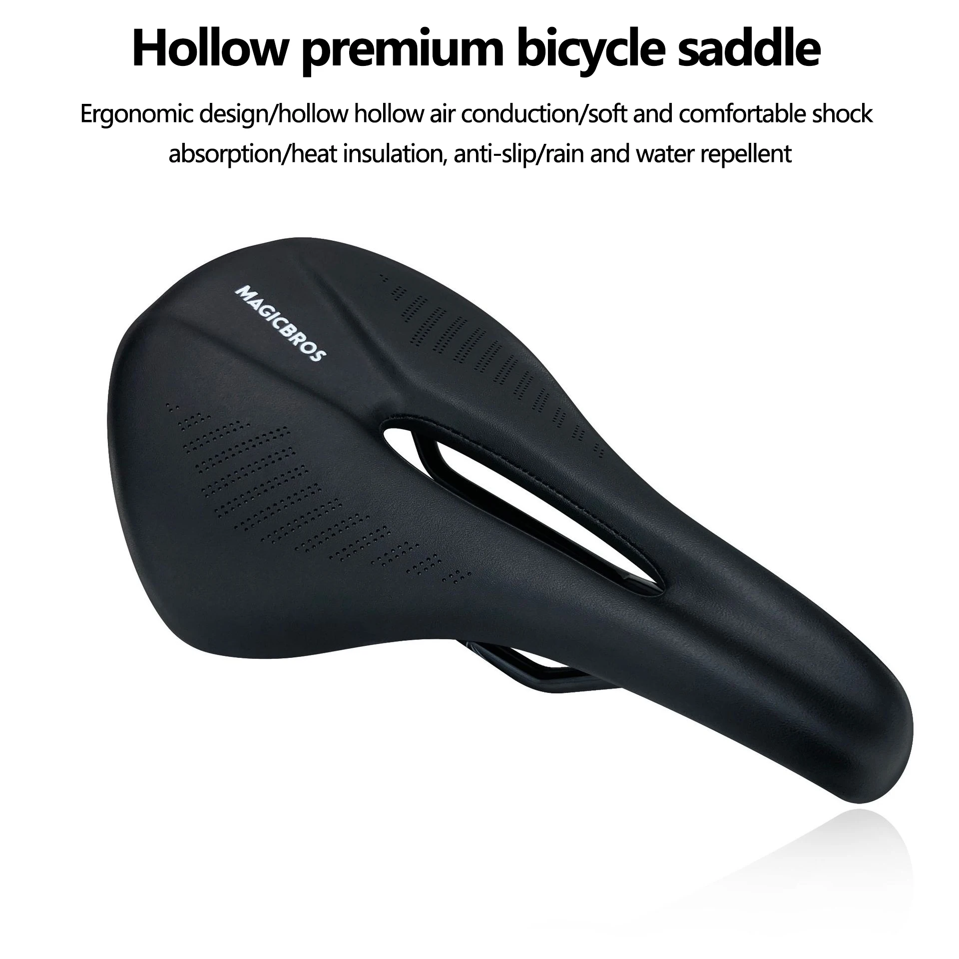 Selle VTT Vintage Vetta WIDE Mountain Tour Noir - Confort Années 80/90 (Occasion)