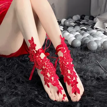 여아용 얇고 독특한 나일론 종아리 양말, 그물 양말, 레이스 양말, 로맨틱 패션, 한국 스타일, 귀여운 꽃