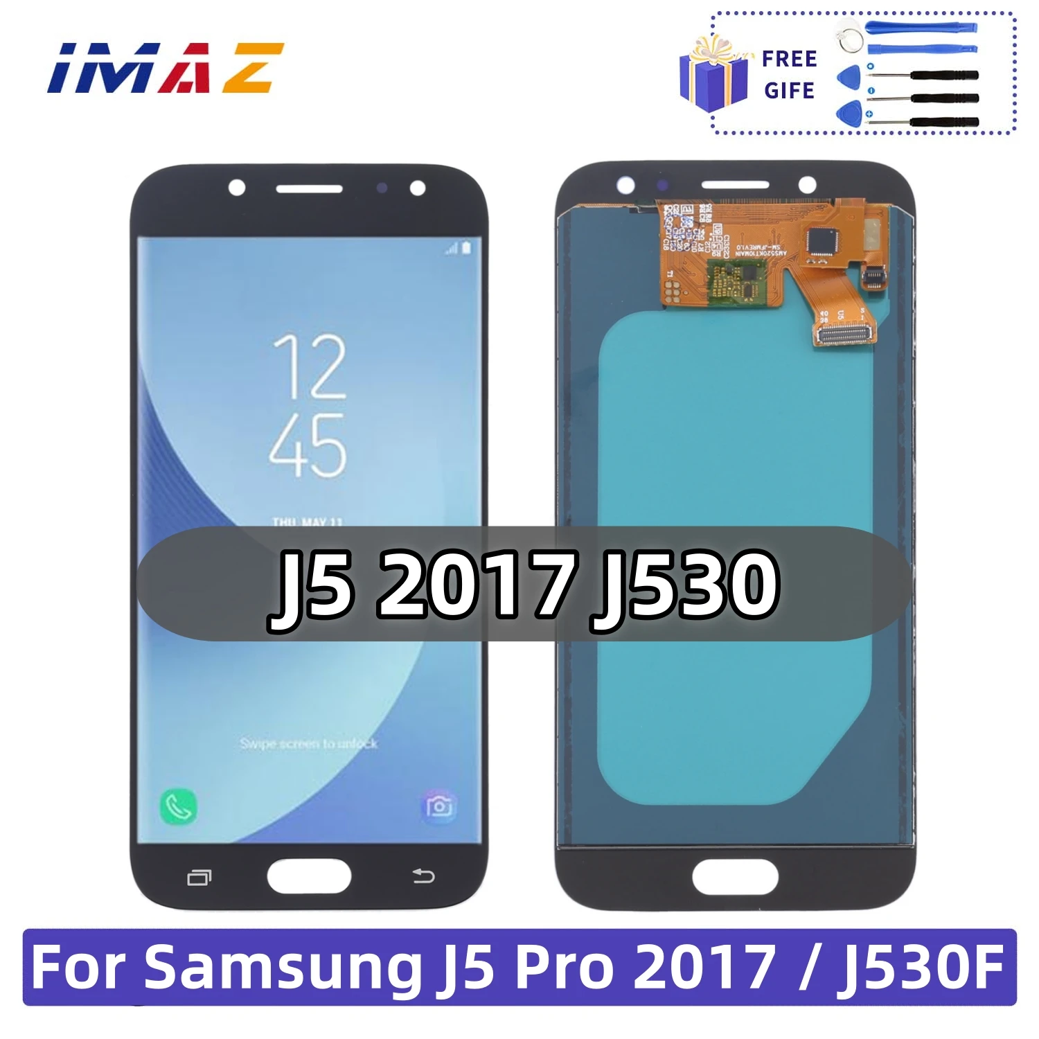 

5.2" High Quality LCD For Samsung Galaxy J5 2017 J530 J530F LCD Display Touch Screen Digitizer Assembly For J5 Pro 2017 LCD