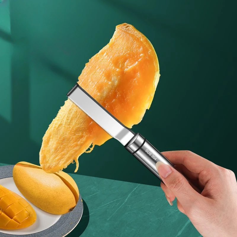 Mango Corer Kitchen Tools 304 Stainless Steel Multi-functional Fruit Corer Cutting Mango Meat Remover Pineapple Core Remover New