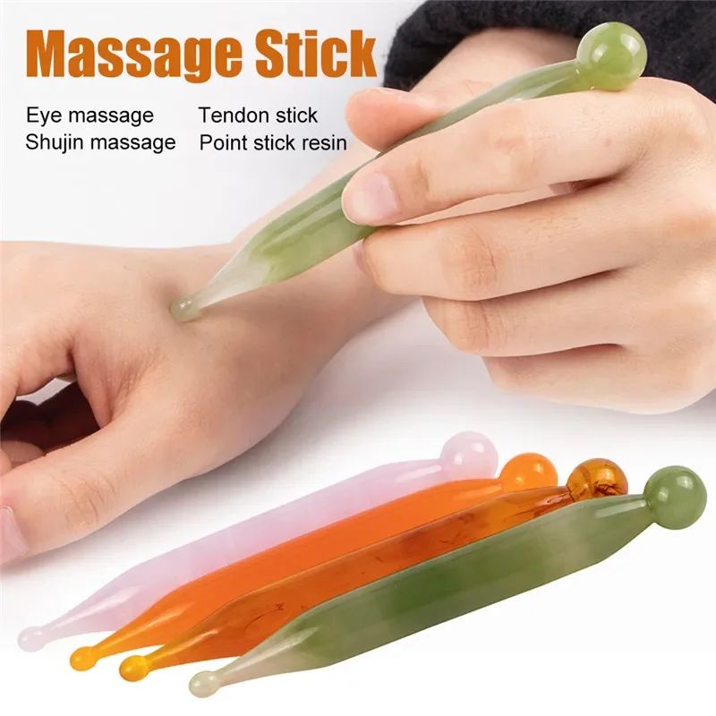 الراتنج الطبيعي العنبر تدليك كشط للوجه الرقبة شمع...