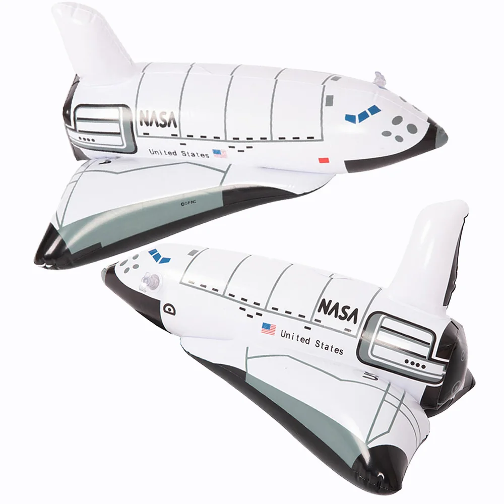 

10Pcs/Set Outer Space Party Decorations Inflatable Balloons Space Shuttle Inflate Toys Kids Birthdy Party Baby Shower Decor