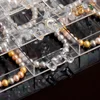 DIY Bracelet Case, Earring Case Large 30-grid Jewelry Clip Case, with 5 Drawers, Stackable Earring Bracelet Case 4