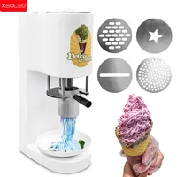 XEOLEO Spaghetti Ice Cream Machine 4 Types Ice Cream Forming Machine 80W Ice Cream Maker Spaghetti Gelato Maker 2