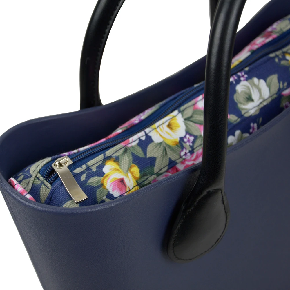 TANQU New Colorful Waterproof Inner Lining Insert Zipper Pocket for Classic Mini Obag Canvas  Inner Pocket for O Bag 3