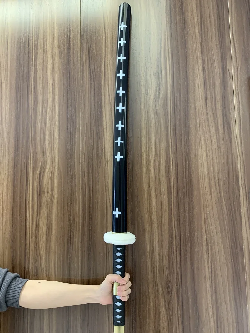 FC 104cm Cosplay Sword 1:1 Anime One Piece Sword Zoro Trafalgar Law Black Weapon Katana Safety PU Knife Samurai Toy cosplay sword cosplay prop cosplay toy