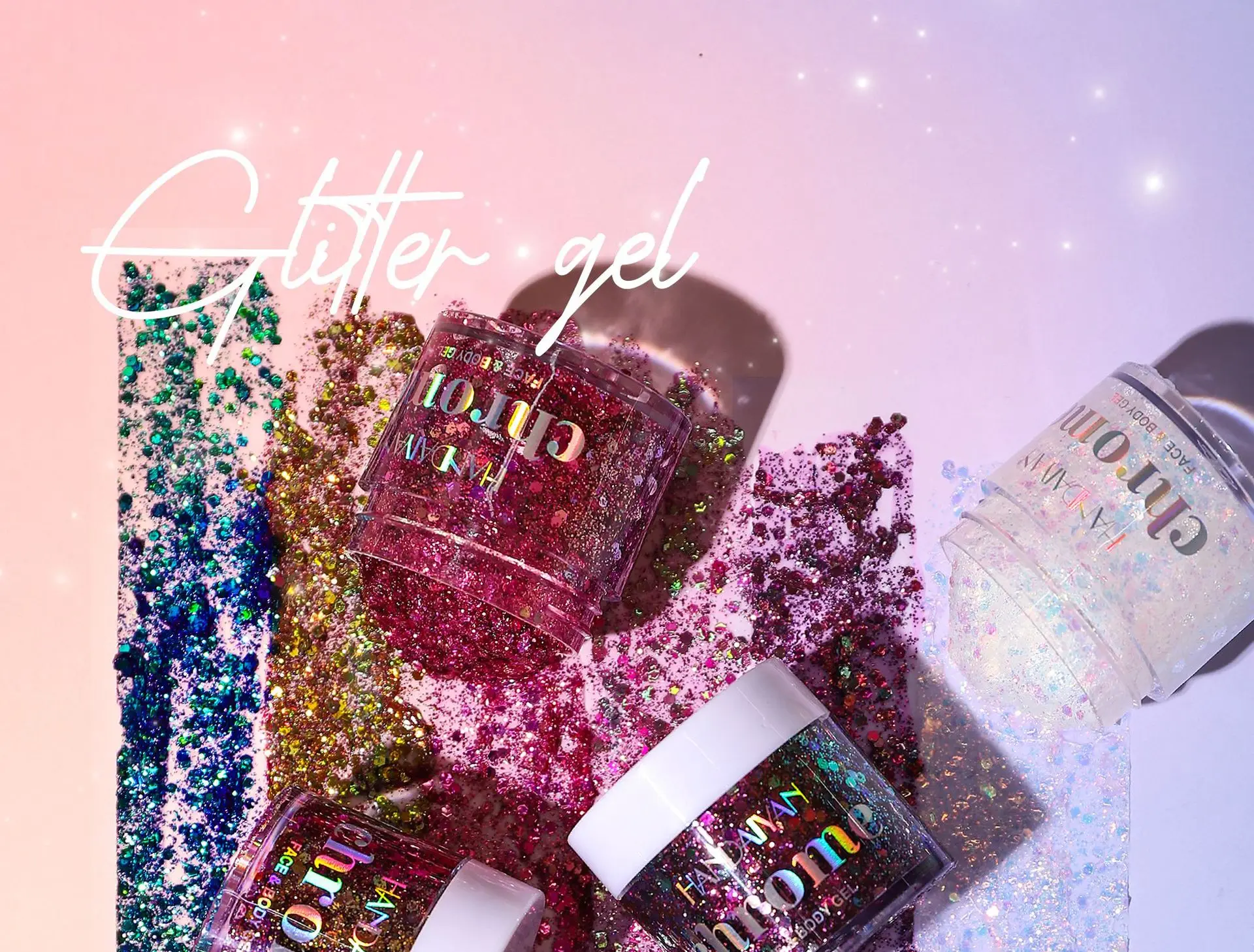 Chameleon Glitter Eyeshadow Club Body Glitter Stage Makeup Body Glitter Coral Gel Big glitter