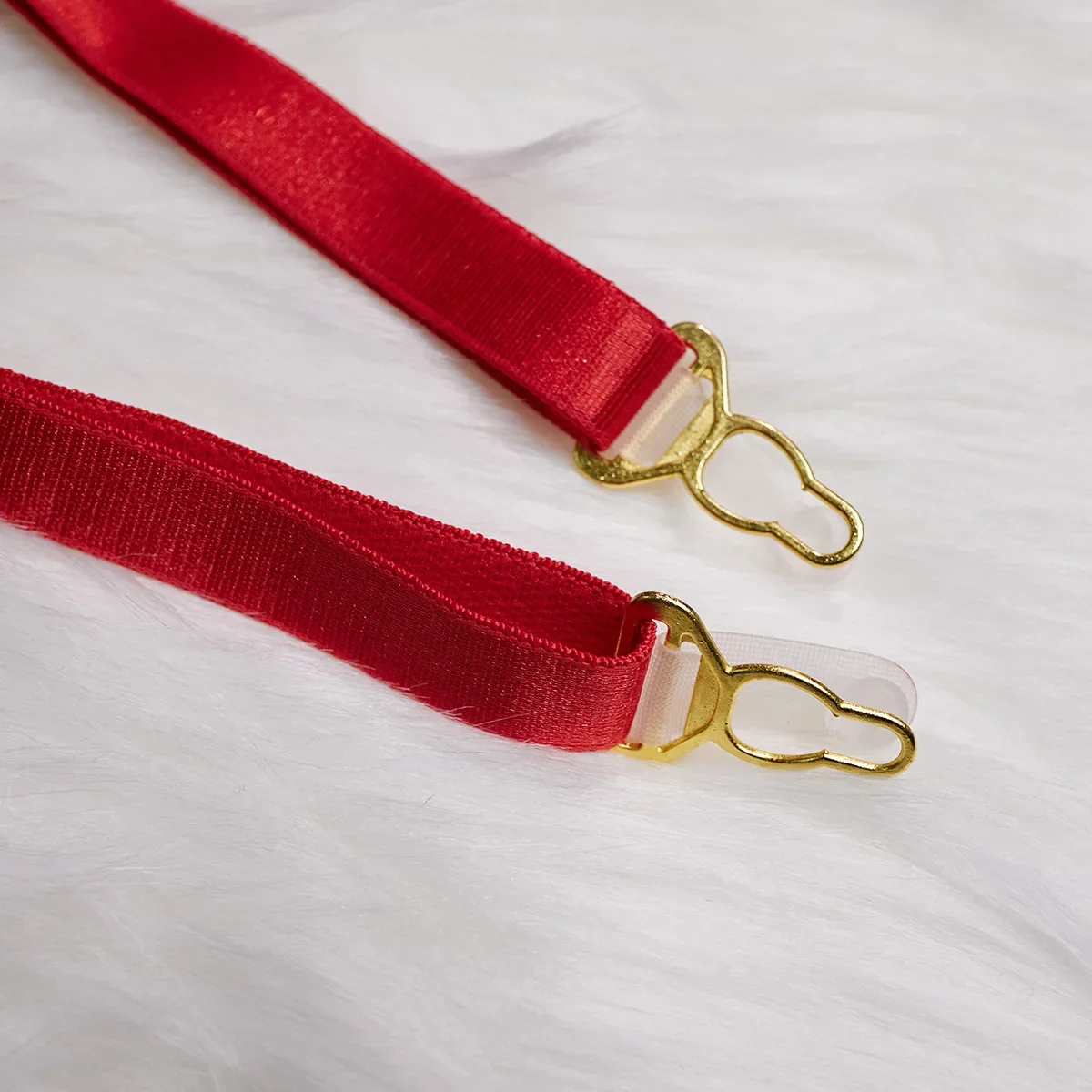 Seductive Chain Lingerie Four Piece Set 14