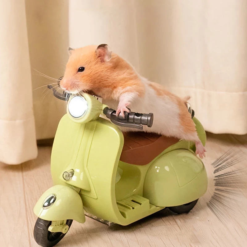 Hamster Stunt Spinning Motorcycle 360 Degree Rotating Light Music