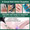 Makartt Nail Rhinestone Glue, Gel Nail Glue for Rhinestones for 3D Design Super Strong Adhesive Nail Gem Glue for Christmas DIY 6