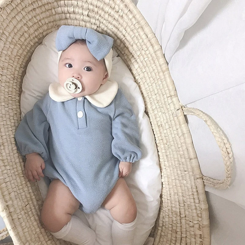 Baby Bodysuits with Hairband for Newborns and Toddlers