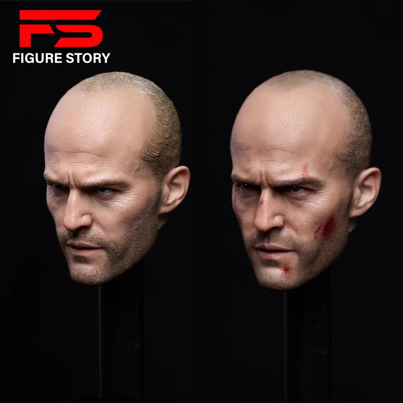 

Z6TOYS Z-002 1/6 European Male Bald Head Sculpture Carving Model Fit 12'' Soldier Action Figure Body Dolls