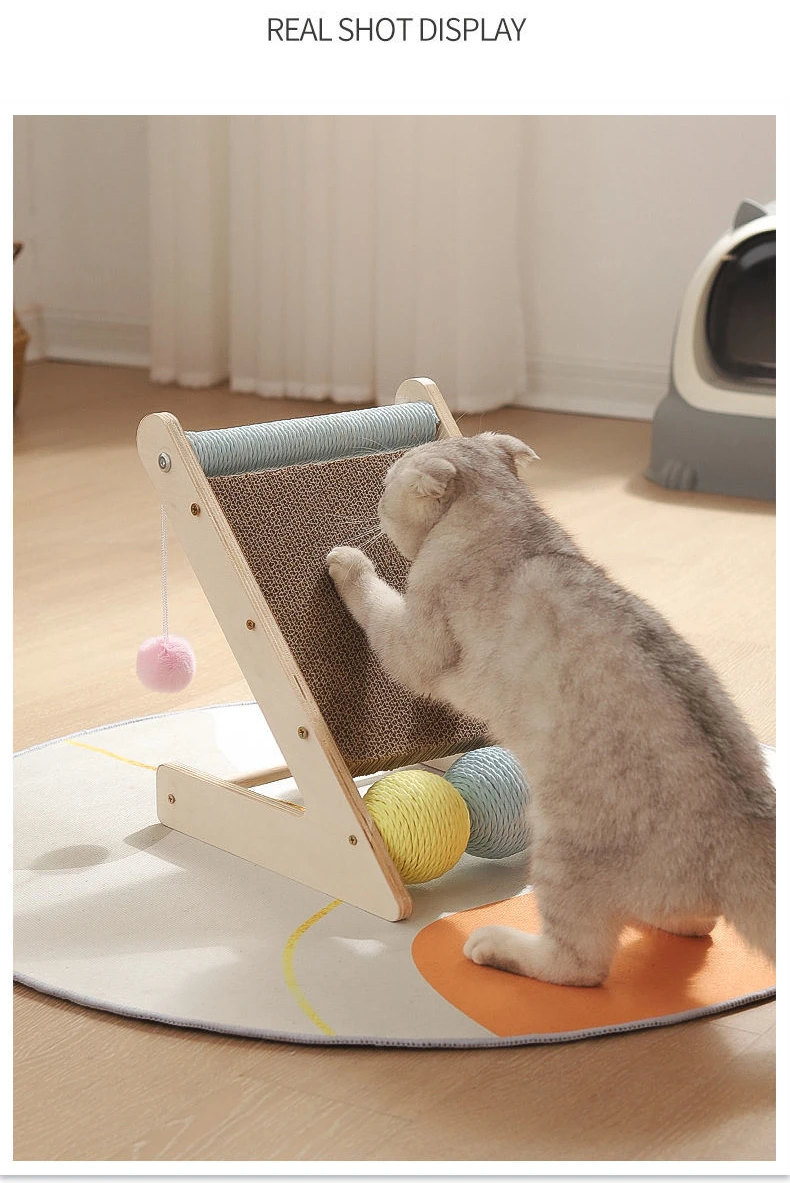 Title 12, Cat Scratching Ball Toy Kitten Sisal Rope Ball ...