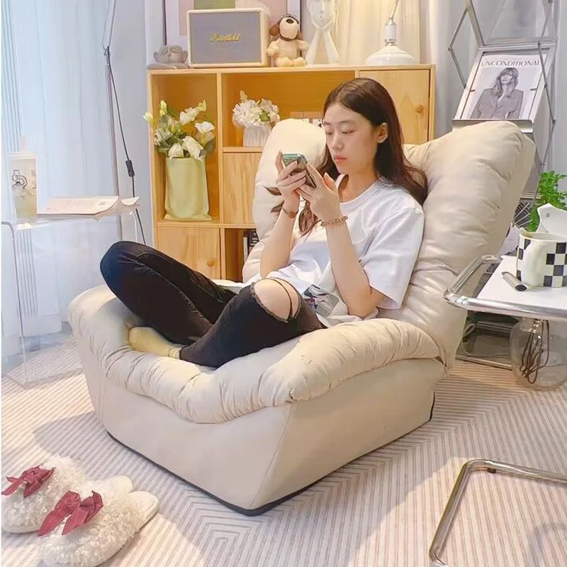편안한 소파 구름 모양 의자, 발코니 레저 의자, 거실 싱글 의자, 침실에 접이식 소파, 조절 가능한 소파 침대