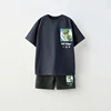 Summer 2025 Kids Baby Boy Outfits Summer Fashion Toy Story Disney Print Tops Tee + Shorts Toddler Boy Clothes Suit Kid Clothes 5