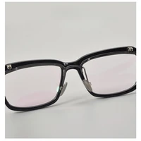 Квадратные очки из ацетата и титана в японском стиле, откидная крышка с оправой для бровей, мужские сверхлегкие очки NPM58 — изображение 6