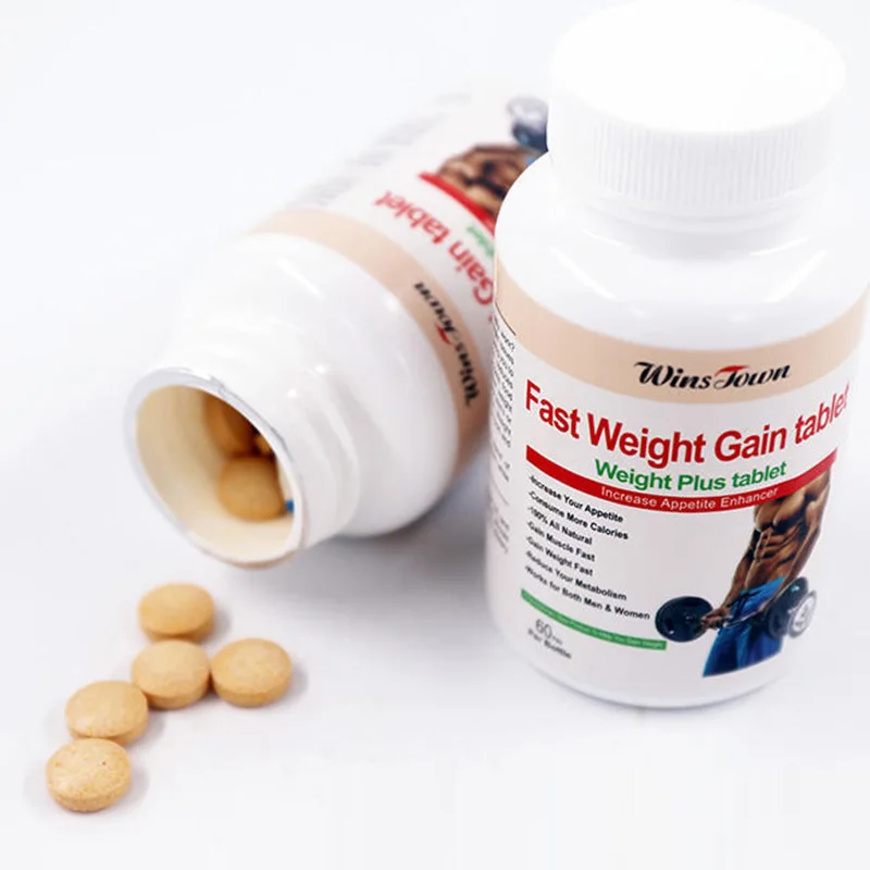 

2 Bottle Weight Gain tablet Rapid muscle augmentation Rapid weight gain Consume more calories chewable Free Shipping