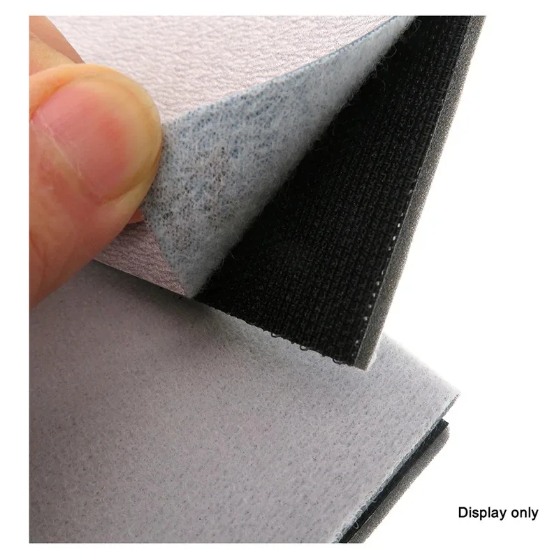 70X130mm 직사각형 소프트 스폰지 인터페이스 패드 샌더 백킹 패드 용 댐핑 패드 연마 도구 액세서리-후크 및 루프