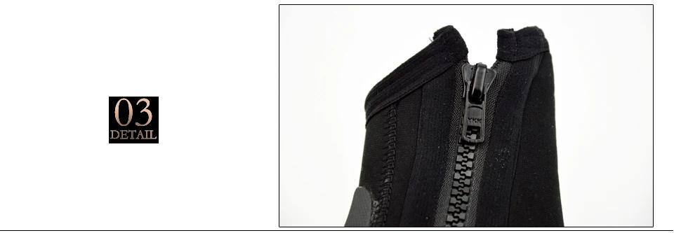 Echte 5mm Neopren Schuhe hochela tische Tauch stiefel warme weiche Schuhe zum Speer fischen Kyaking Schnorcheln Surfen – Detail 7