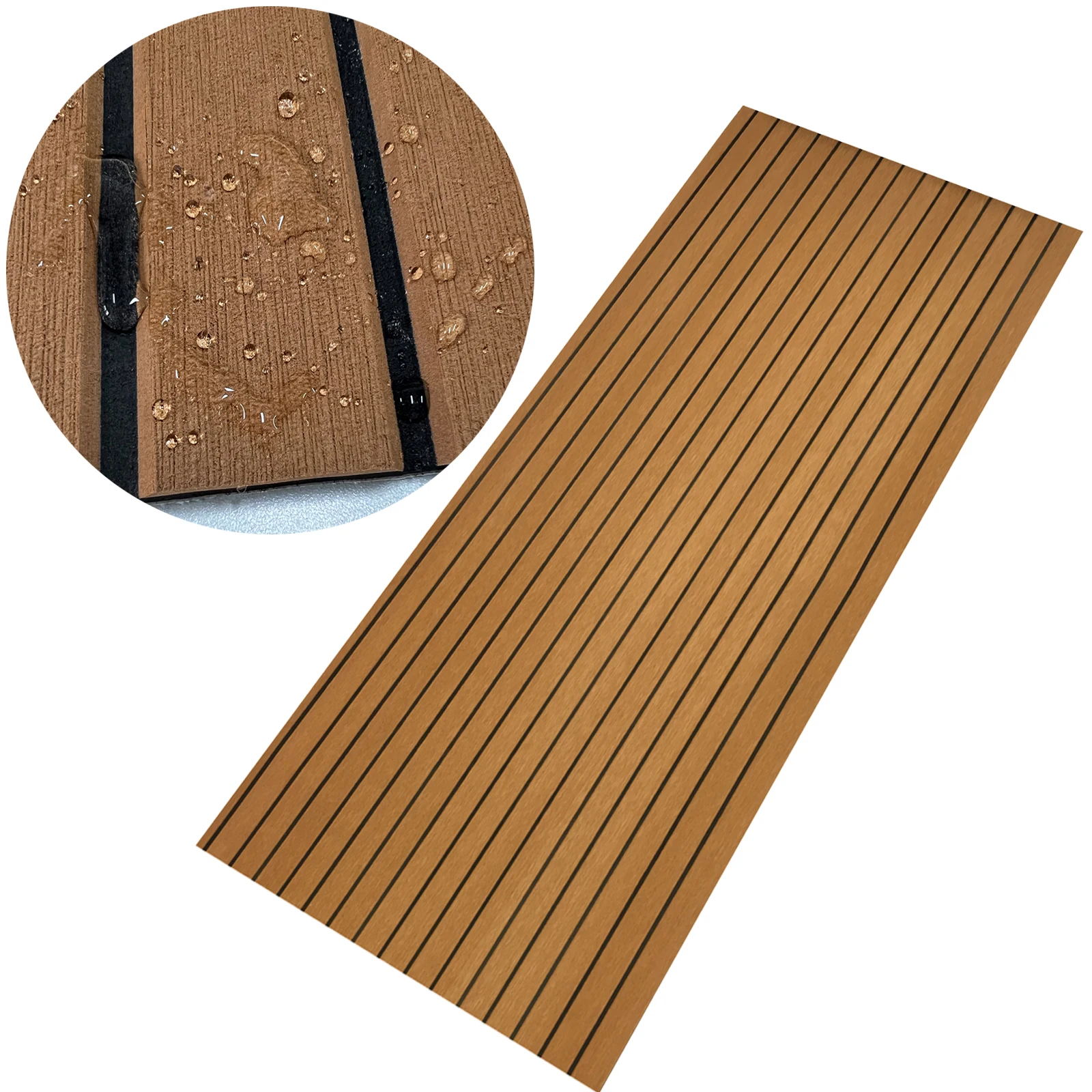 blue marine boat flooring eva foam carpet yacht teak decking sheet floor pad mat 5mm 240x90cm 450x2400x5mm Boat Flooring EVA Foam Boat Decking Faux Teak Marine Carpet Boat Decking Self Adhesive Flooring Pad for Yacht