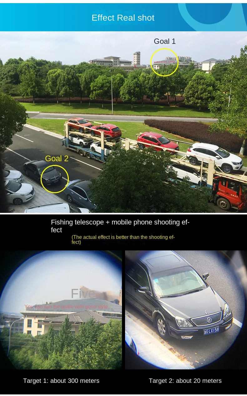 عینک تلسکوپی بزرگنمایی ۴۰۰ برابر 17 Sc553b8f46a1c459da7afc38d87dbfe92P