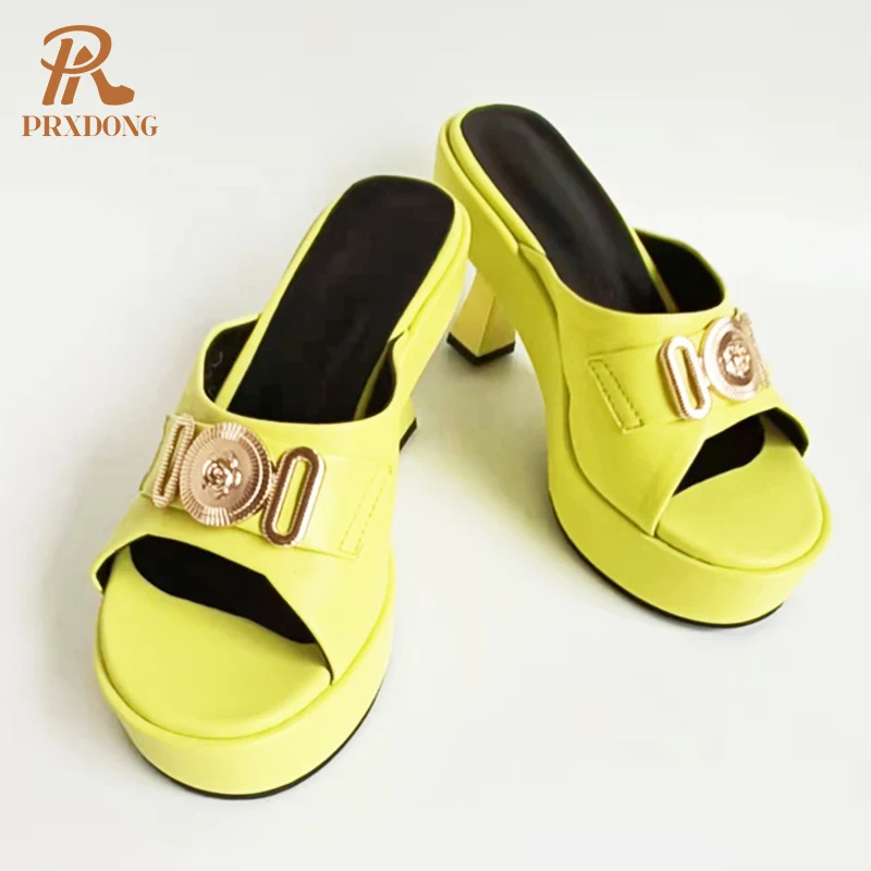 

New 2022 Fashion Quality High Heels Platform Pumps Open Toe Dress Party Casual Summer Shoes Woman Gladiator Sandals Big Size 43