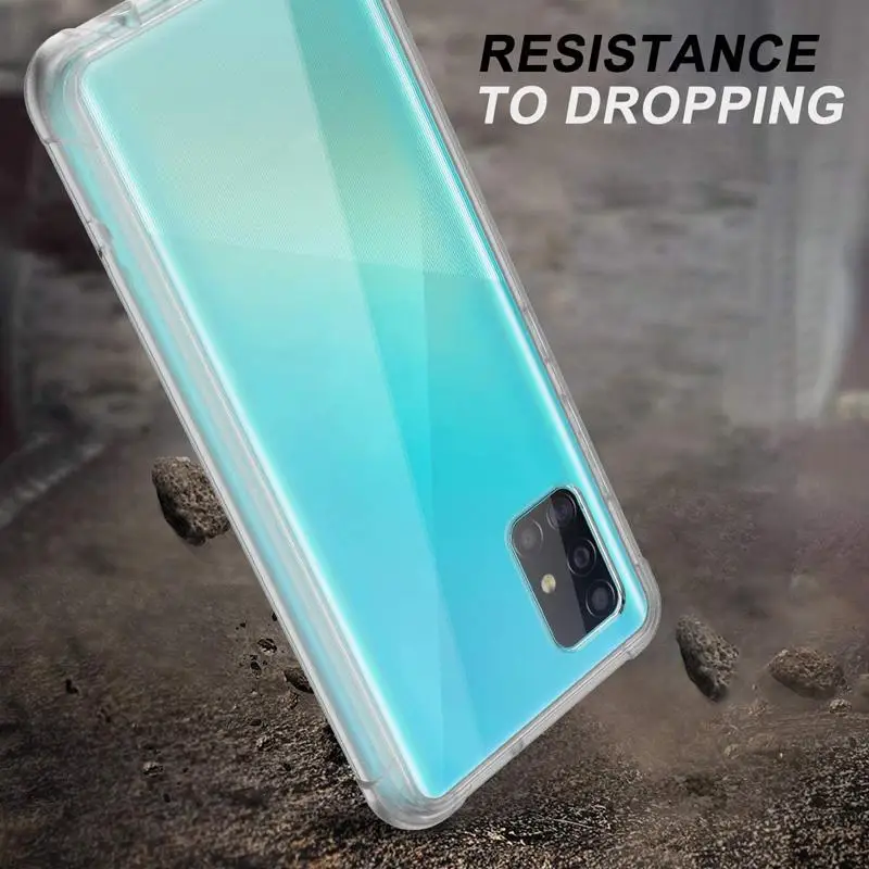 360 Full Body Transparent Shockproof Phone Case Cover