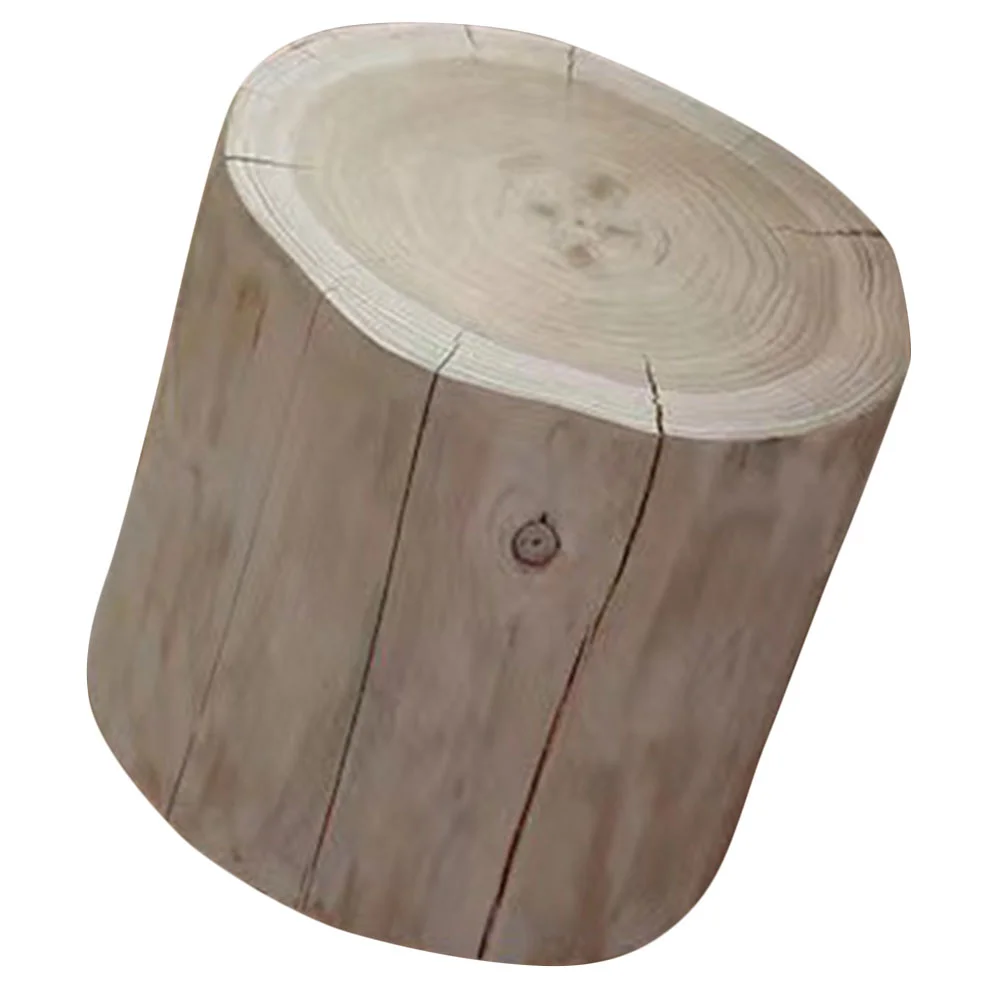 

Cute 3D Stool Storage Teak Reclaimed Stump Style Table Or Stool Wood Tree Stump Stool Accent Side End Table Natural Shoe