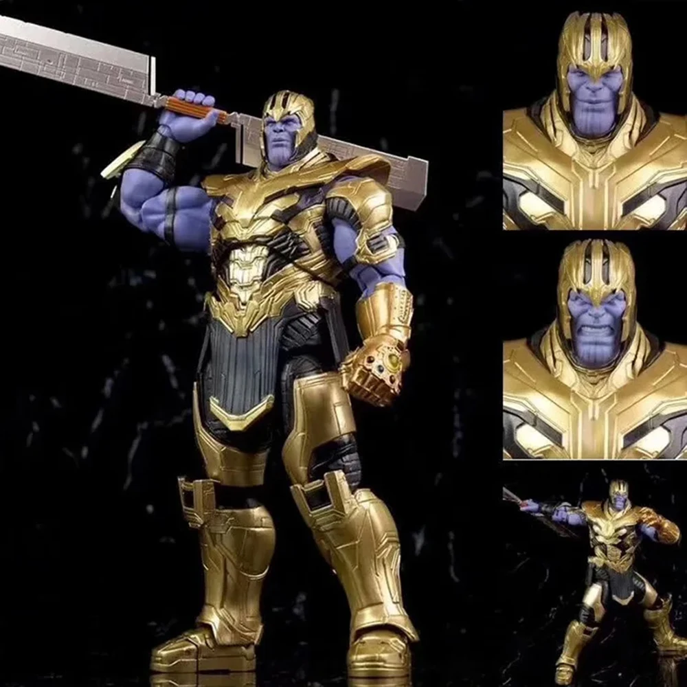 Marvel Action Figures Shfiguards Thanos Figurine Avengers Infinity War Bjd Action Figures Modello Da Collezione Giocattoli Regalo Di Compleanno