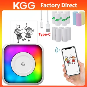 Description Picture 6 of itemMini Cat Pocket Printer Thermal Paper Animal Body Picture Photo Title Note Luggage Label Pocket Learning Inkless Bluetooth Maker