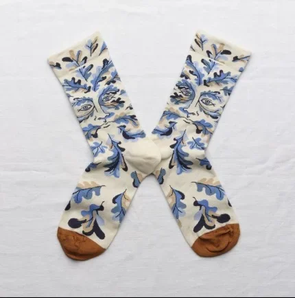 Trendy Personalized Hip Hop Abstract Embroidery Mid-Tube Socks